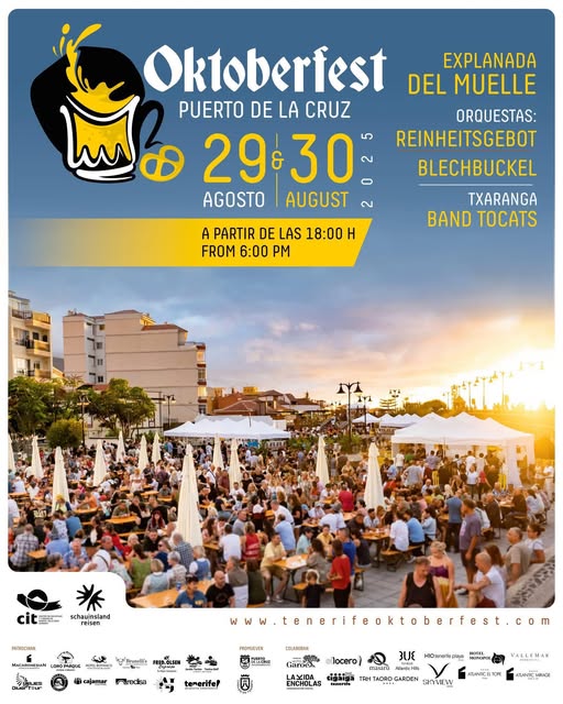 ¡¡¡OCTOBERFEST Puerto de la Cruz!!!, en Agosto