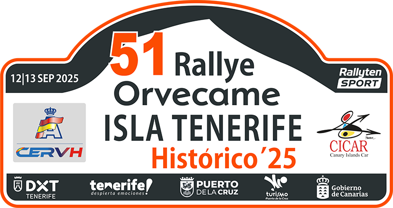 51º    RALLYE    ORVECAME    ISLA    TENERIFE     HISTORICO  -12  Y 13 de Septiembre de 2025-